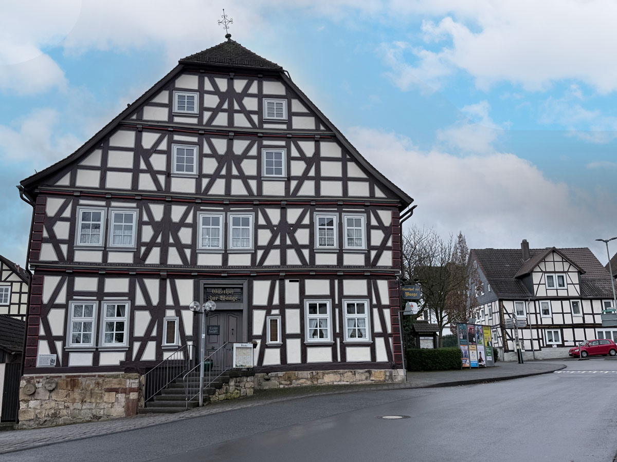 Zur Waage Korbach Hotel Restaurant Außenansicht